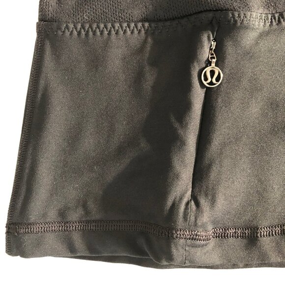 Lululemon Chaturanga Strappy Criss Cross Yoga Tank Top Luxtreme Black Sz 4 - Picture 9 of 13